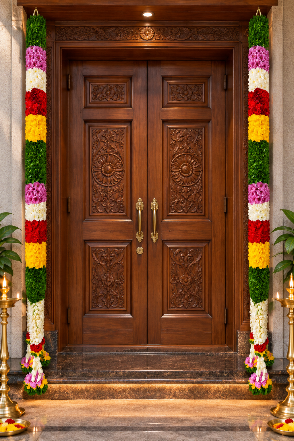 Dasara Festival Special – Fresh Flower Garland 1 Pair