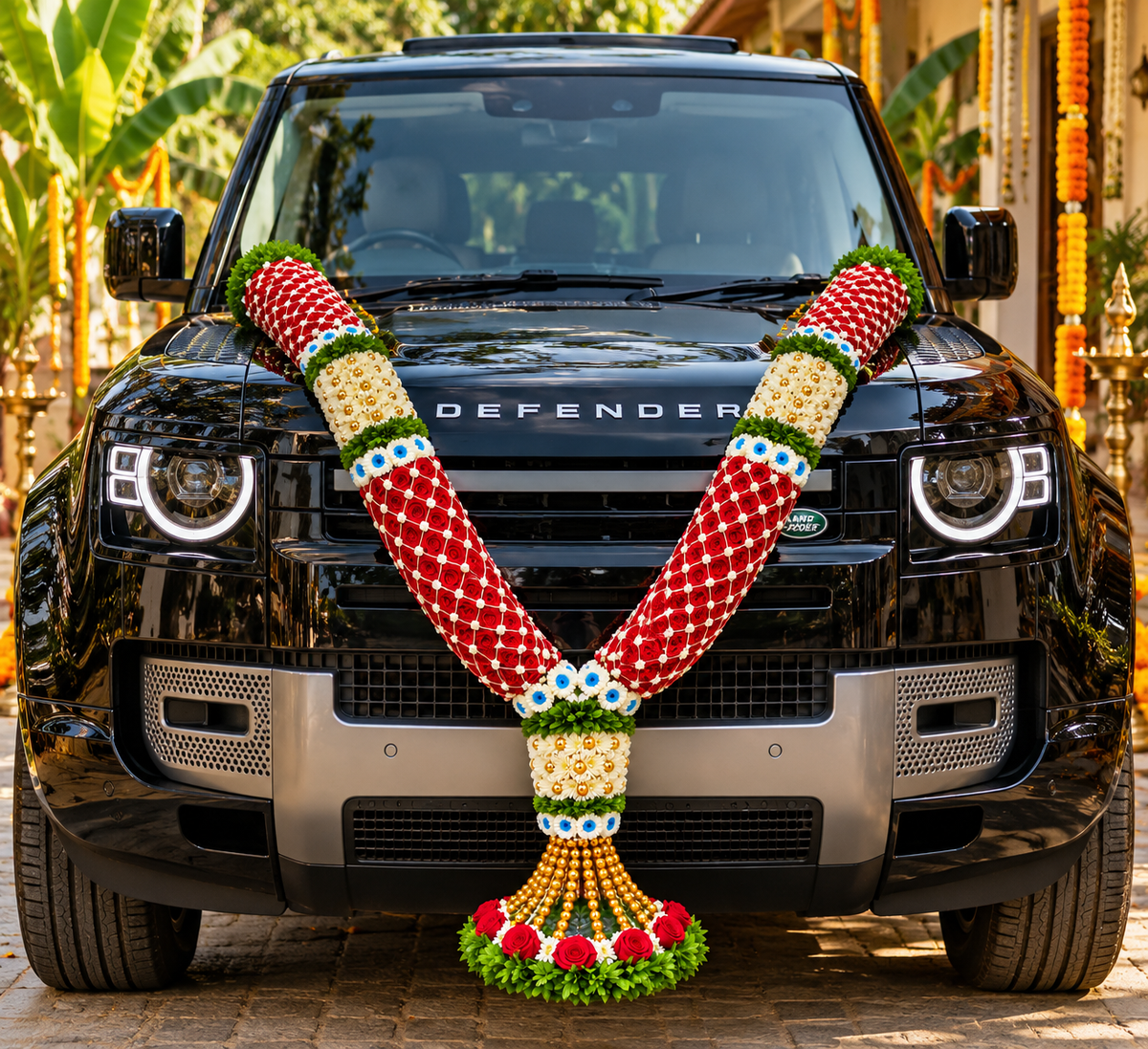 Dasara Special Fresh Flower Garland