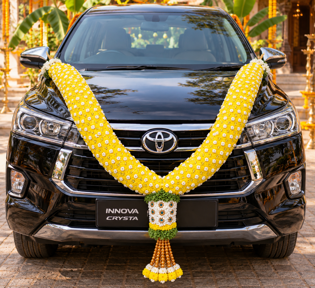 Dasara Special Yellow Samanthi Garland