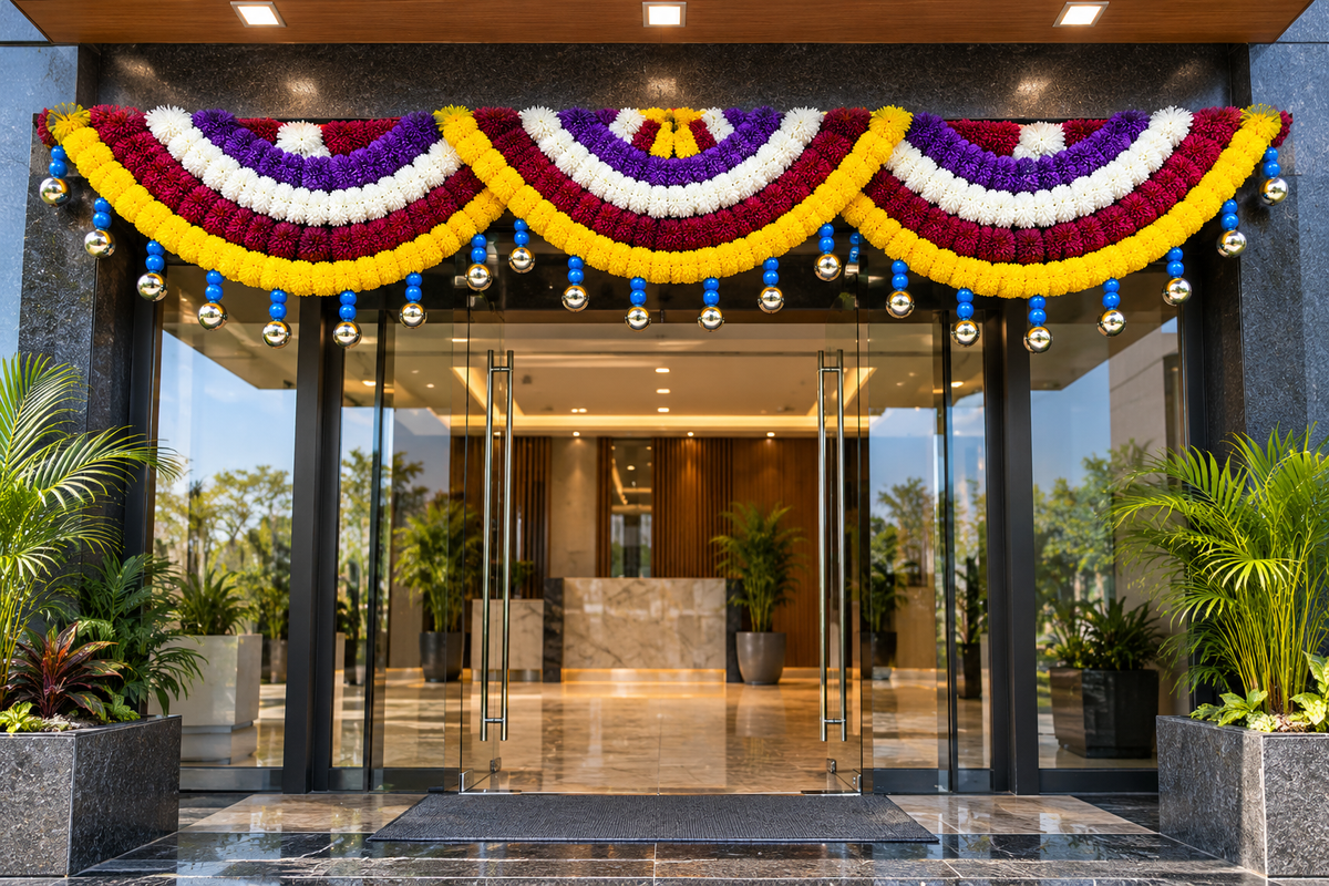 Premium Flower Drop Decoration – 5 Feet | ₹4,000