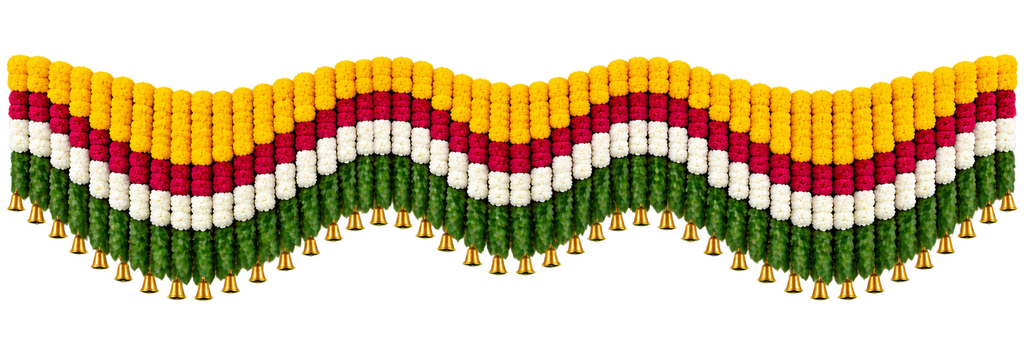 Traditional Flower Drop Decoration - 5ft minimum