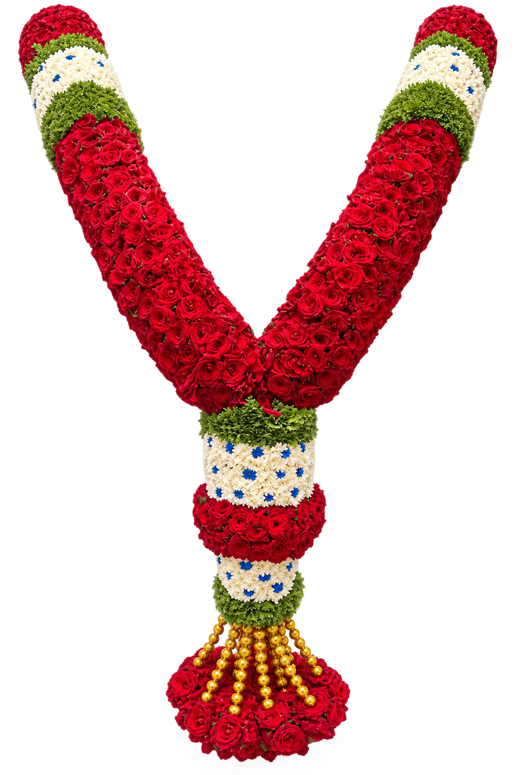 Dasara Special Fresh Rose Garland